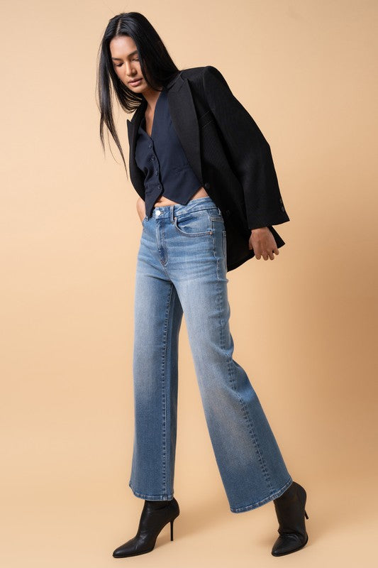 Denim Lab HIGH RISE RELAXED WIDE LEG