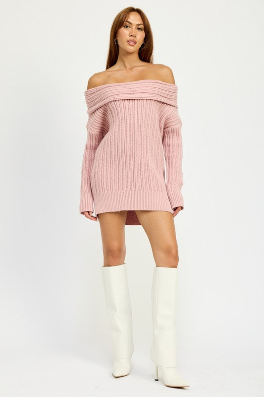 Emory Park Ryleigh OVERSIZED OFF SHOULDER SWEATER