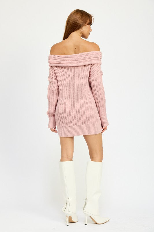 Emory Park Ryleigh OVERSIZED OFF SHOULDER SWEATER