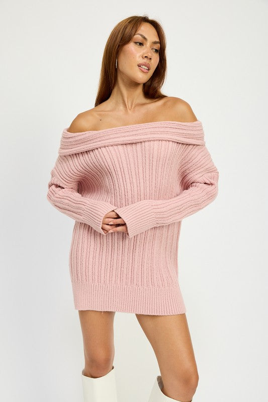 Emory Park Ryleigh OVERSIZED OFF SHOULDER SWEATER