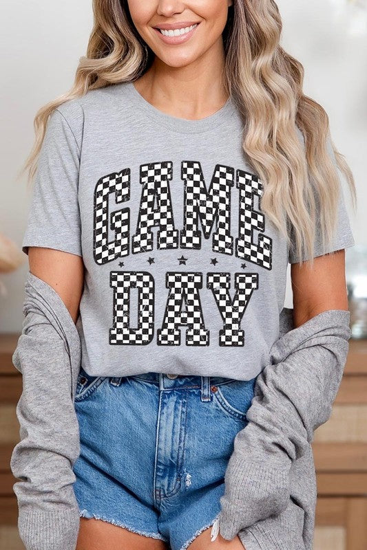 Checkered Game Day Graphic Tee