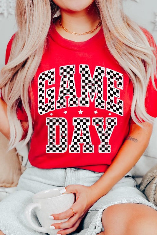 Checkered Game Day Graphic Tee