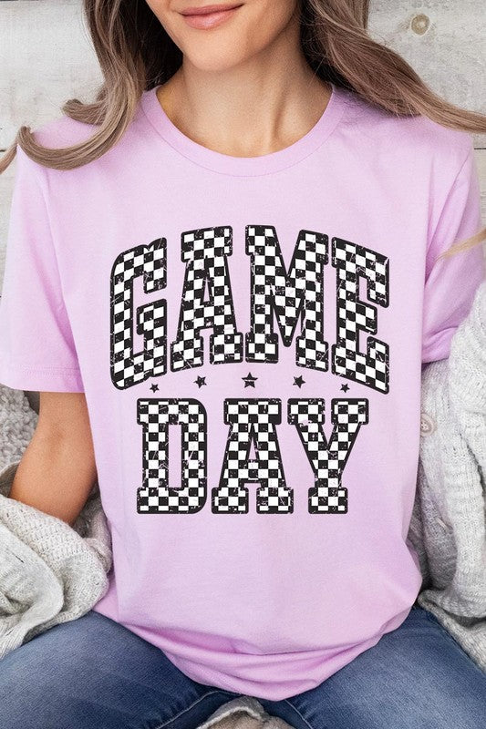 Checkered Game Day Graphic Tee