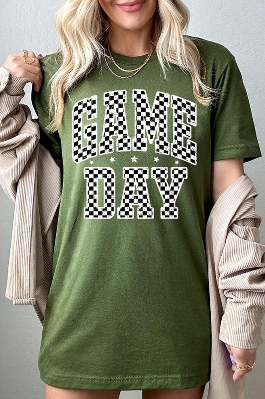 Checkered Game Day Graphic Tee