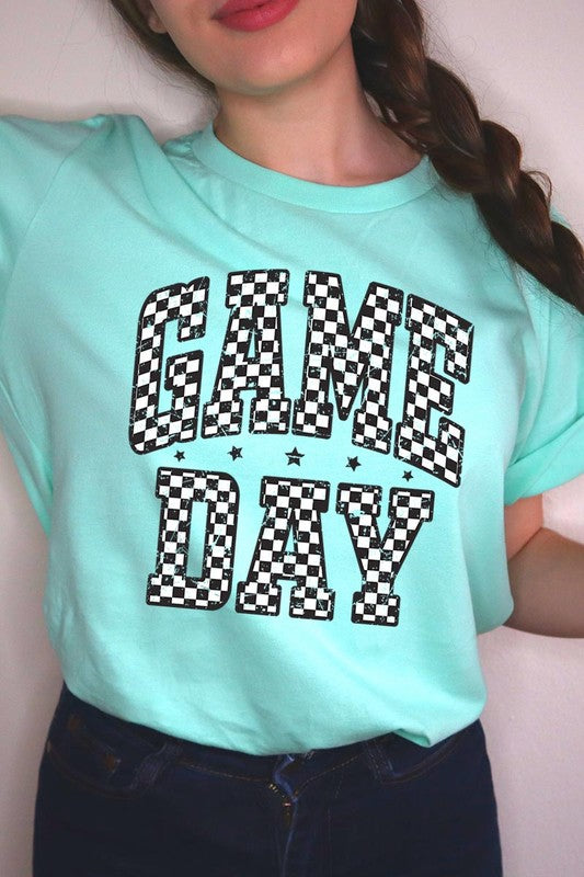 Checkered Game Day Graphic Tee