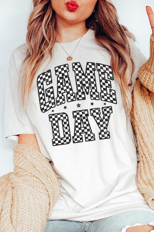 Checkered Game Day Graphic Tee