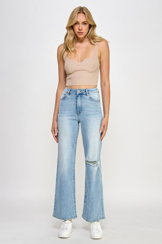 Denim Lab HIGH RISE RELAXED WIDE LEG