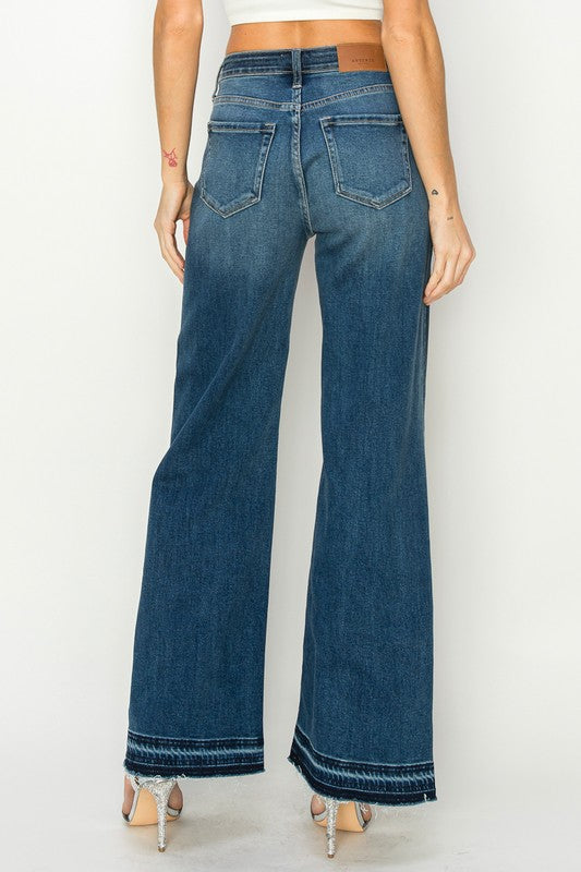 ARTEMIS VINTAGE HIGH RISE RELAXED WIDE LEG JEANS