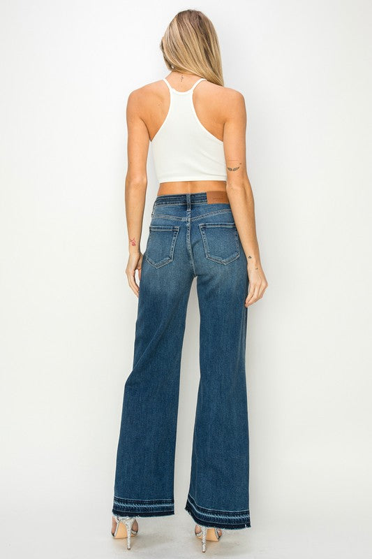 ARTEMIS VINTAGE HIGH RISE RELAXED WIDE LEG JEANS