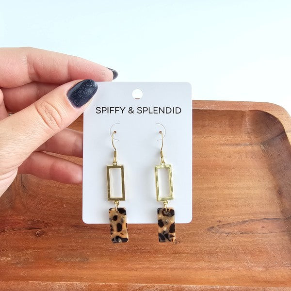 Raya Earrings In Cheetah