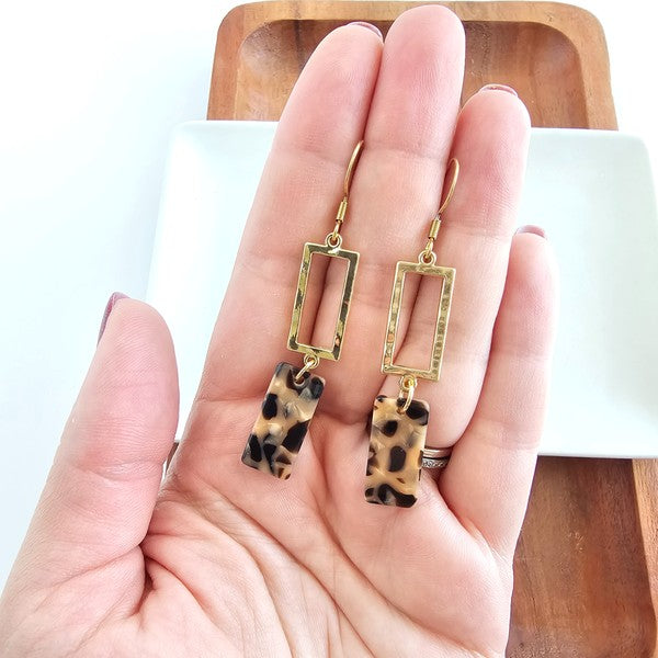 Raya Earrings In Cheetah