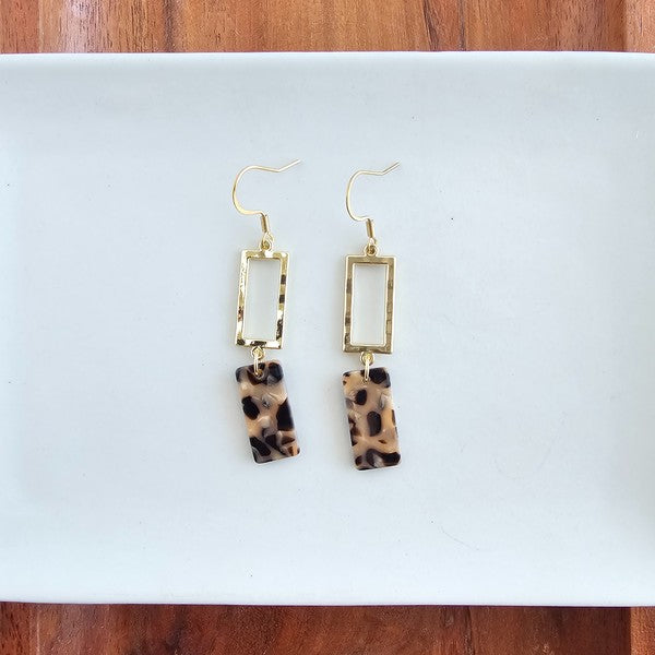 Raya Earrings In Cheetah