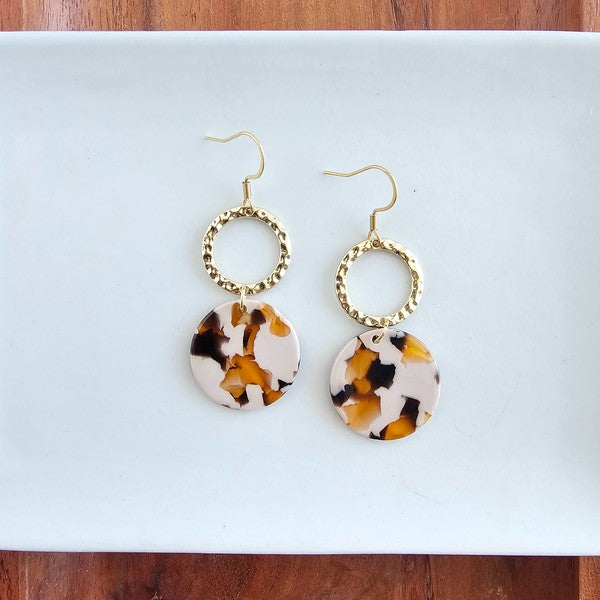 Rylee Earrings In Caramel Latte