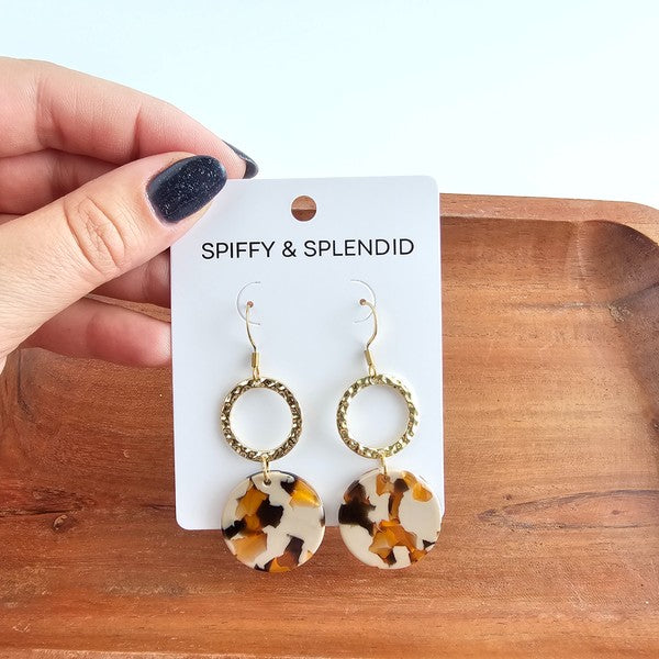 Rylee Earrings In Caramel Latte