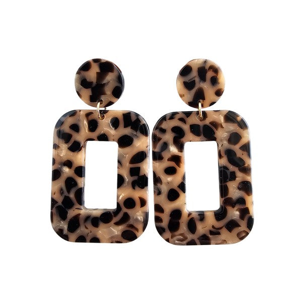 Margot Earrings In Cheetah