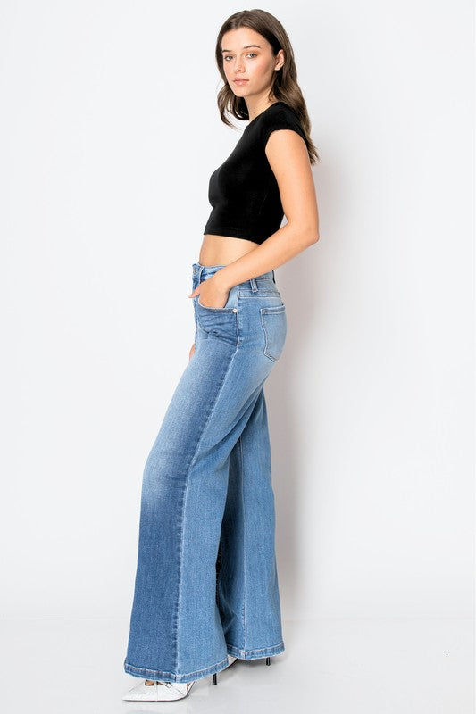 ARTEMIS VINTAGE TUMMY CONTROL 90'S VINTAGE HIGH RISE WIDE JEANS