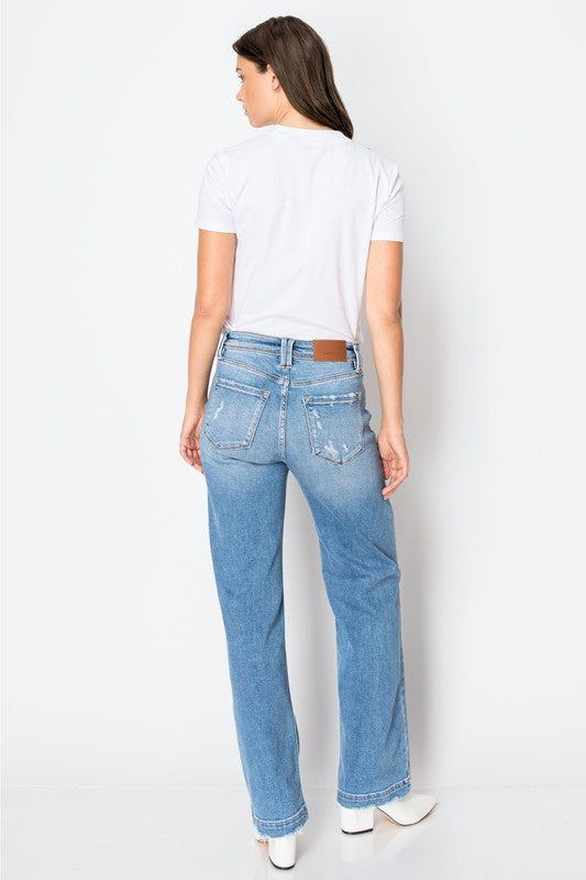 ARTEMIS VINTAGE TUMMY CONTROL HIGH RISE STRAIGHT LEG JEANS