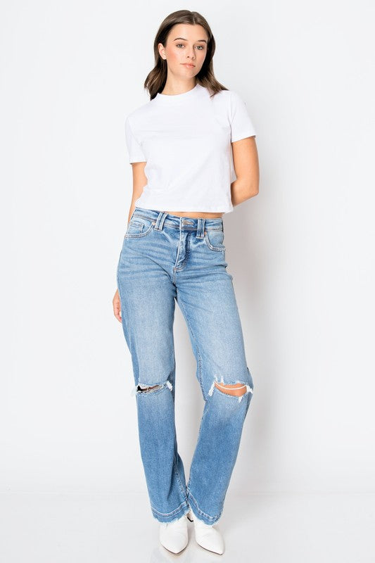 ARTEMIS VINTAGE TUMMY CONTROL HIGH RISE STRAIGHT LEG JEANS