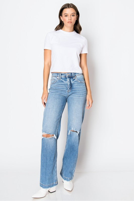 ARTEMIS VINTAGE TUMMY CONTROL HIGH RISE STRAIGHT LEG JEANS