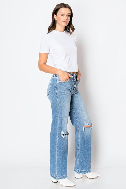 ARTEMIS VINTAGE TUMMY CONTROL HIGH RISE STRAIGHT LEG JEANS