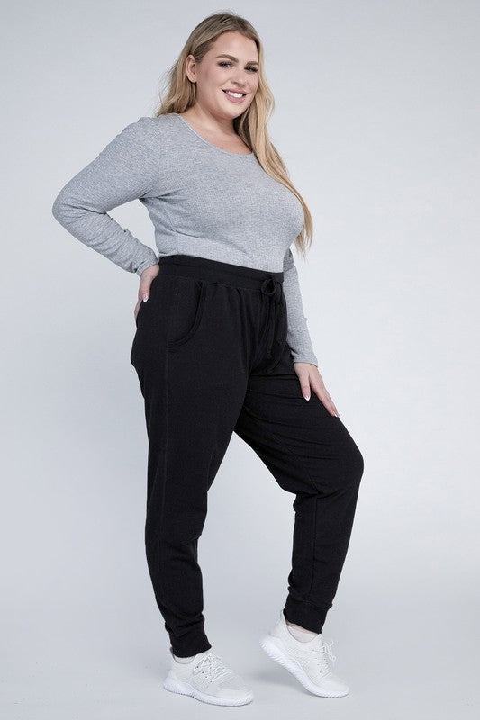 Ambiance Plus-Size Jogger Pants