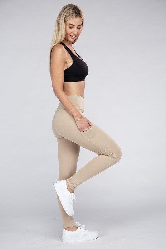 Ambiance Active Leggings Featuring Concealed Pockets