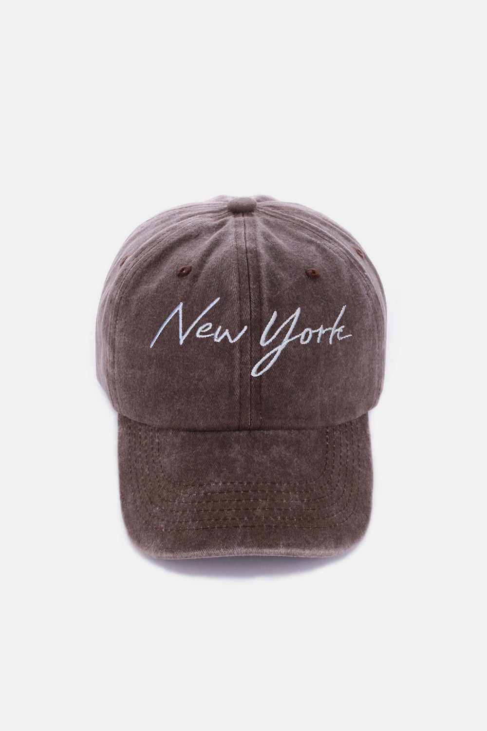 Zenana Washed Embroidered LA New York City Baseball Cap