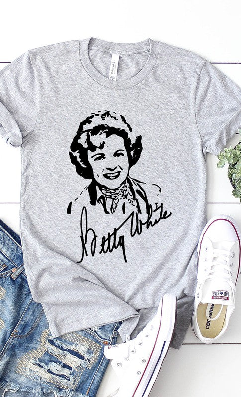 Betty White Graphic Tee Plus Size