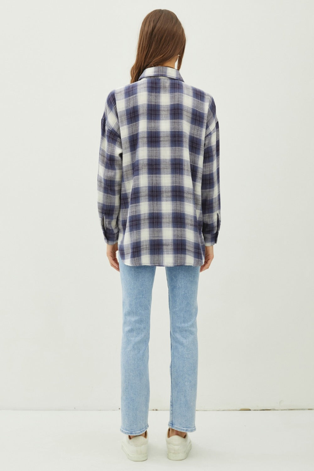 Be Cool Plaid Flannel Button Down Shirt