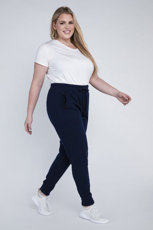 Ambiance Plus-Size Jogger Pants