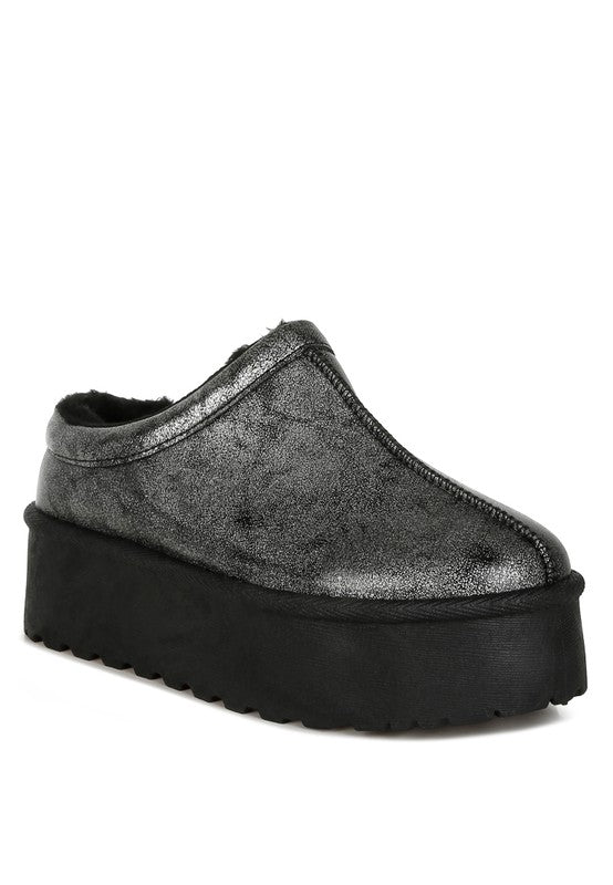 Lottys Faux Leather Platform Classic Slip-On - Boho Soho