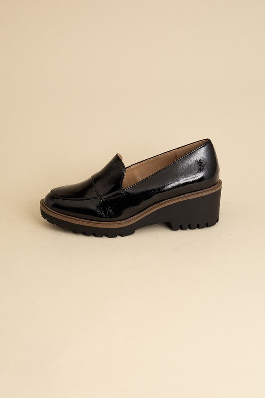 Chunk Heel Smart Loafers