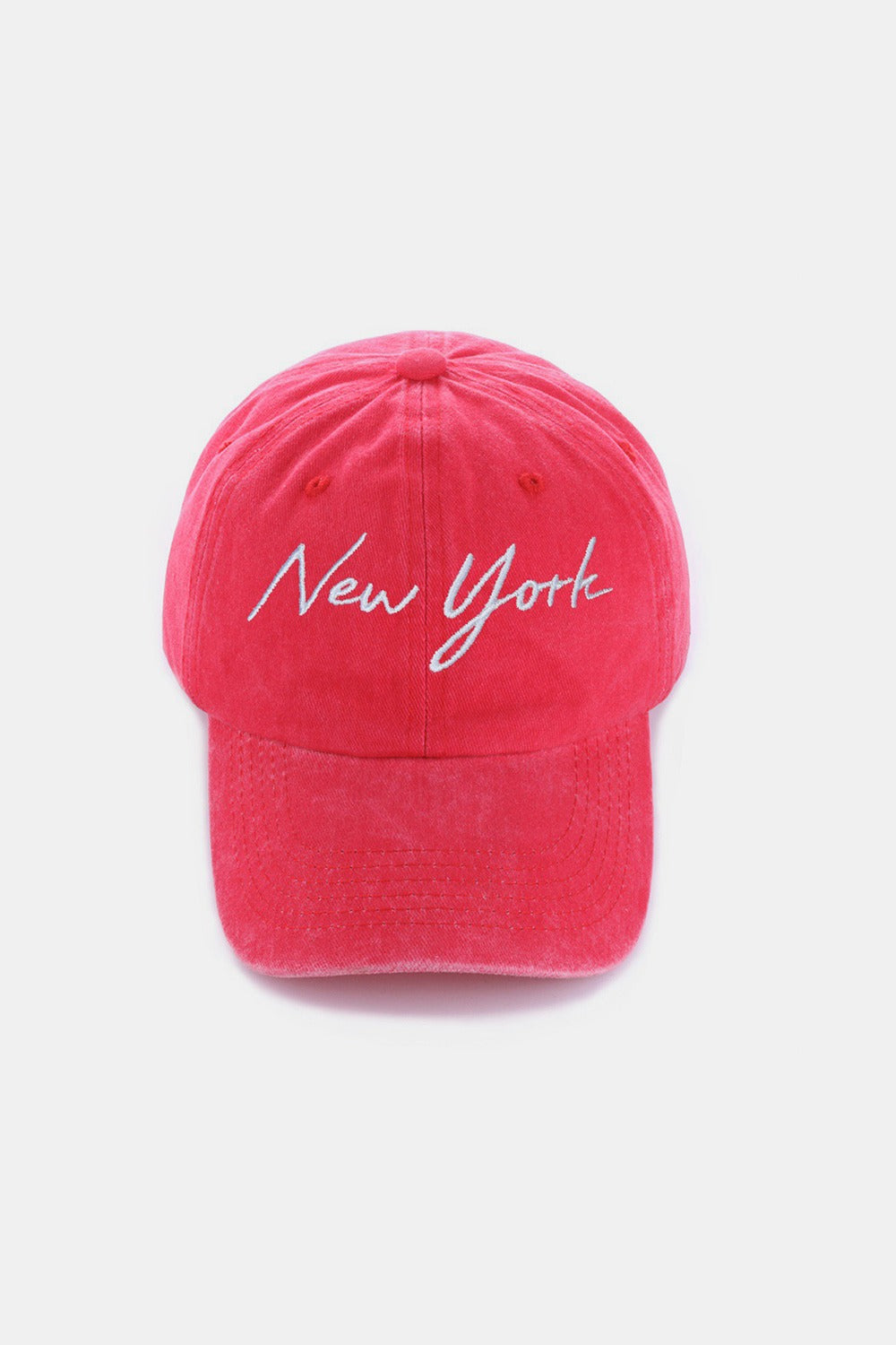 Zenana Washed Embroidered LA New York City Baseball Cap