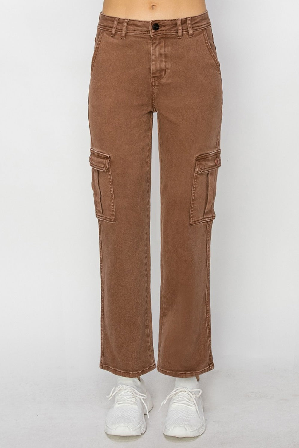 Risen High Rise Cargo Jeans