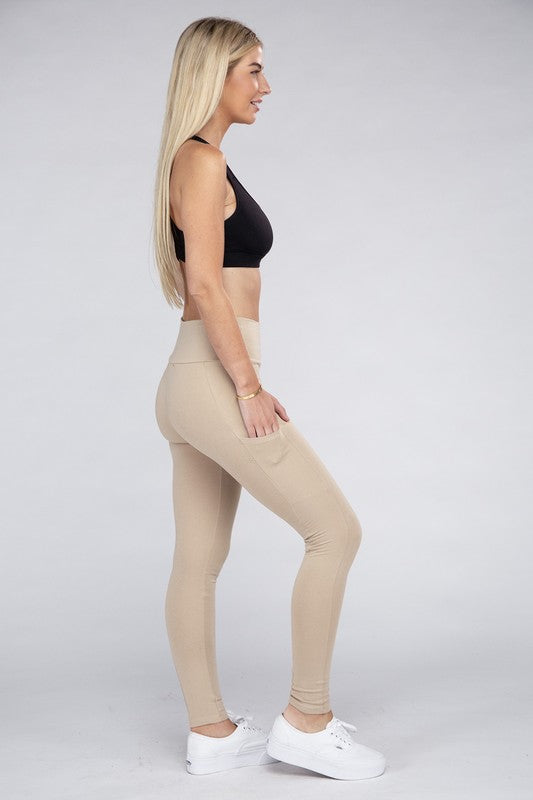 Ambiance Active Leggings Featuring Concealed Pockets