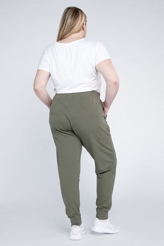 Ambiance Plus-Size Jogger Pants