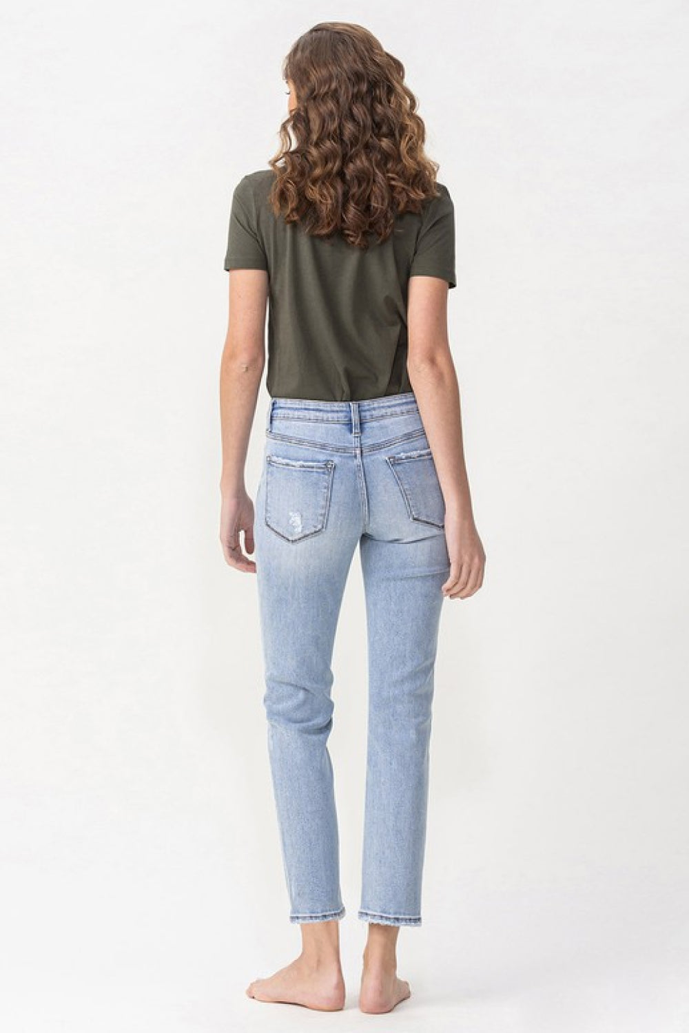 Lovervet Andrea Midrise Crop Straight Jeans