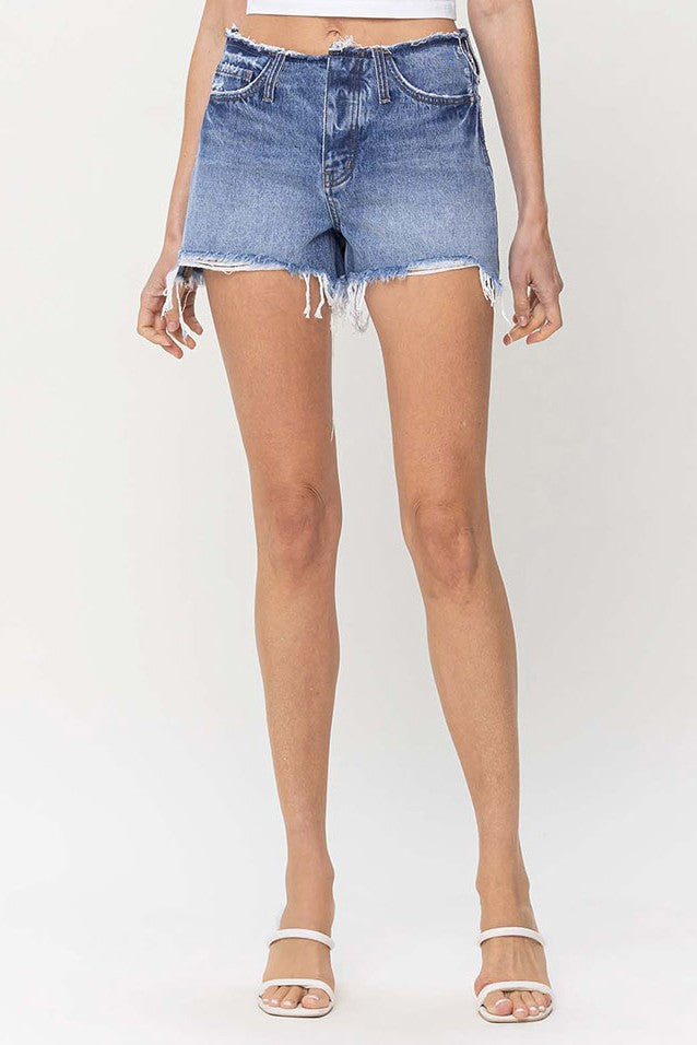 Vervet Mica Bandless DIstressed Shorts - Boho Soho