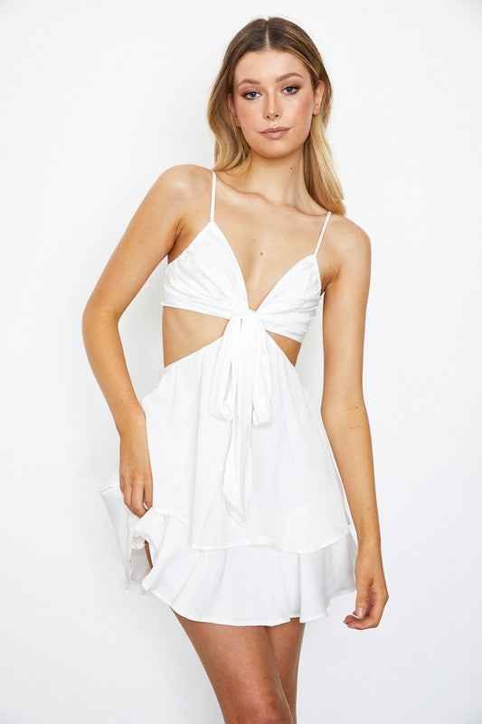 One and Only Collective Draped Cup Cami Mini Dress