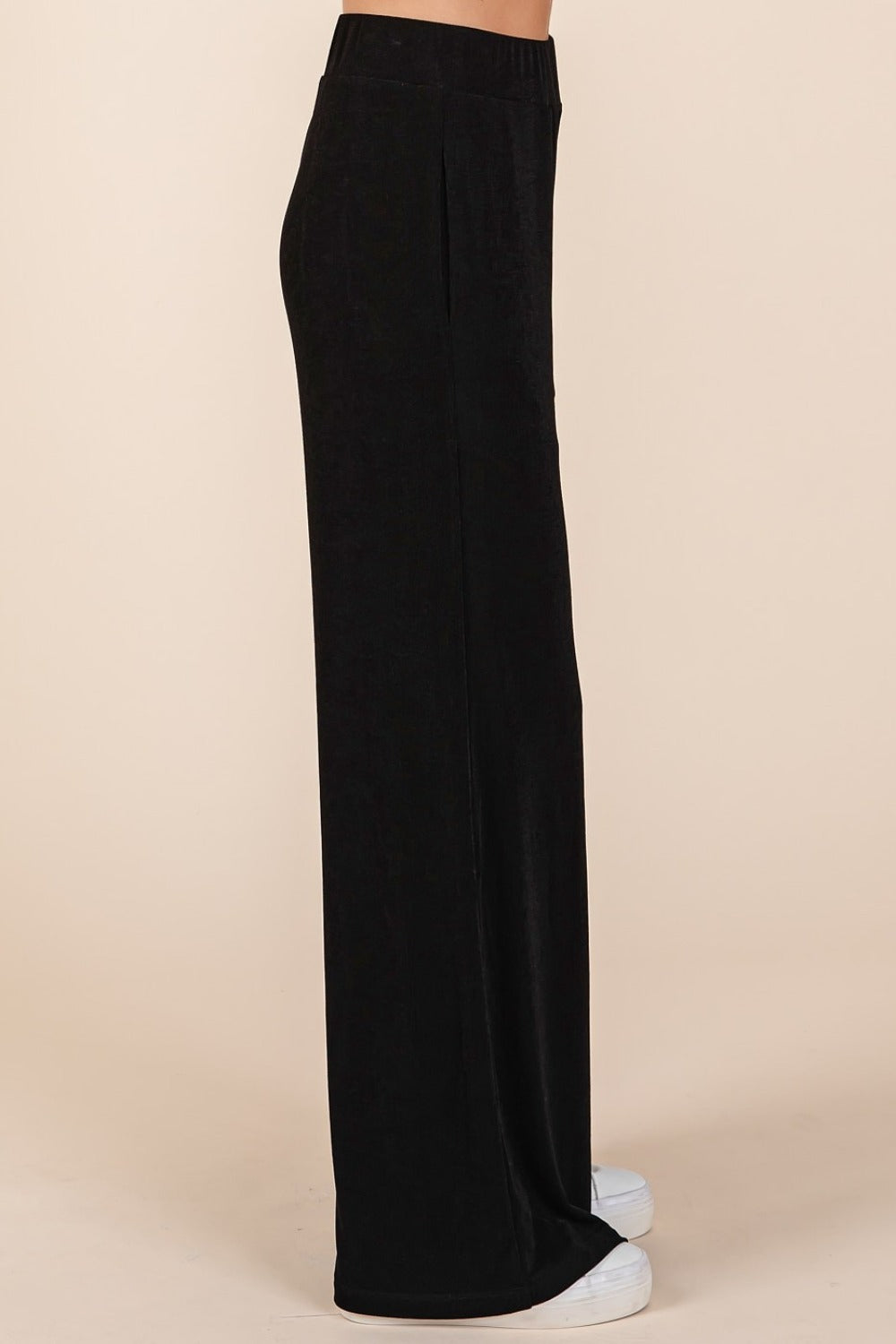 Mittoshop Elastic Waist Pants with Side Pockets - Boho Soho