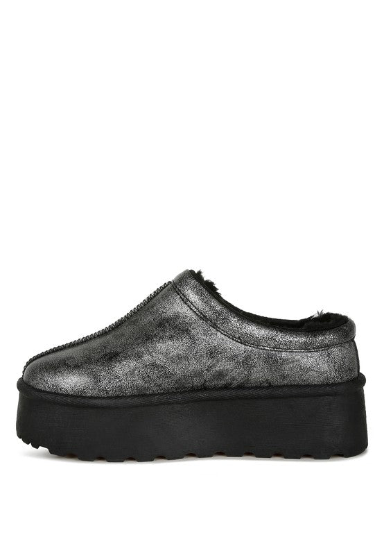 Lottys Faux Leather Platform Classic Slip-On - Boho Soho