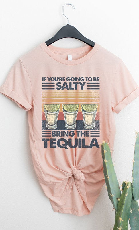 Vintage Salty Tequila Graphic Tee