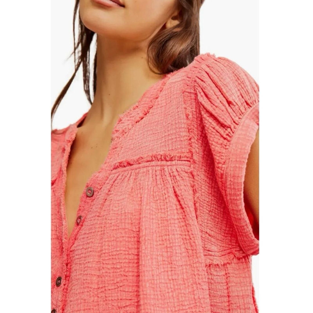 FREE PEOPLE HORIZON DOUBLE CLOTH TOP NWT IN STORES $98