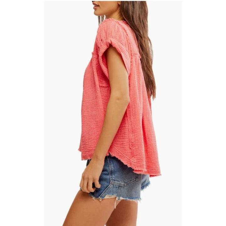 FREE PEOPLE HORIZON DOUBLE CLOTH TOP NWT IN STORES $98