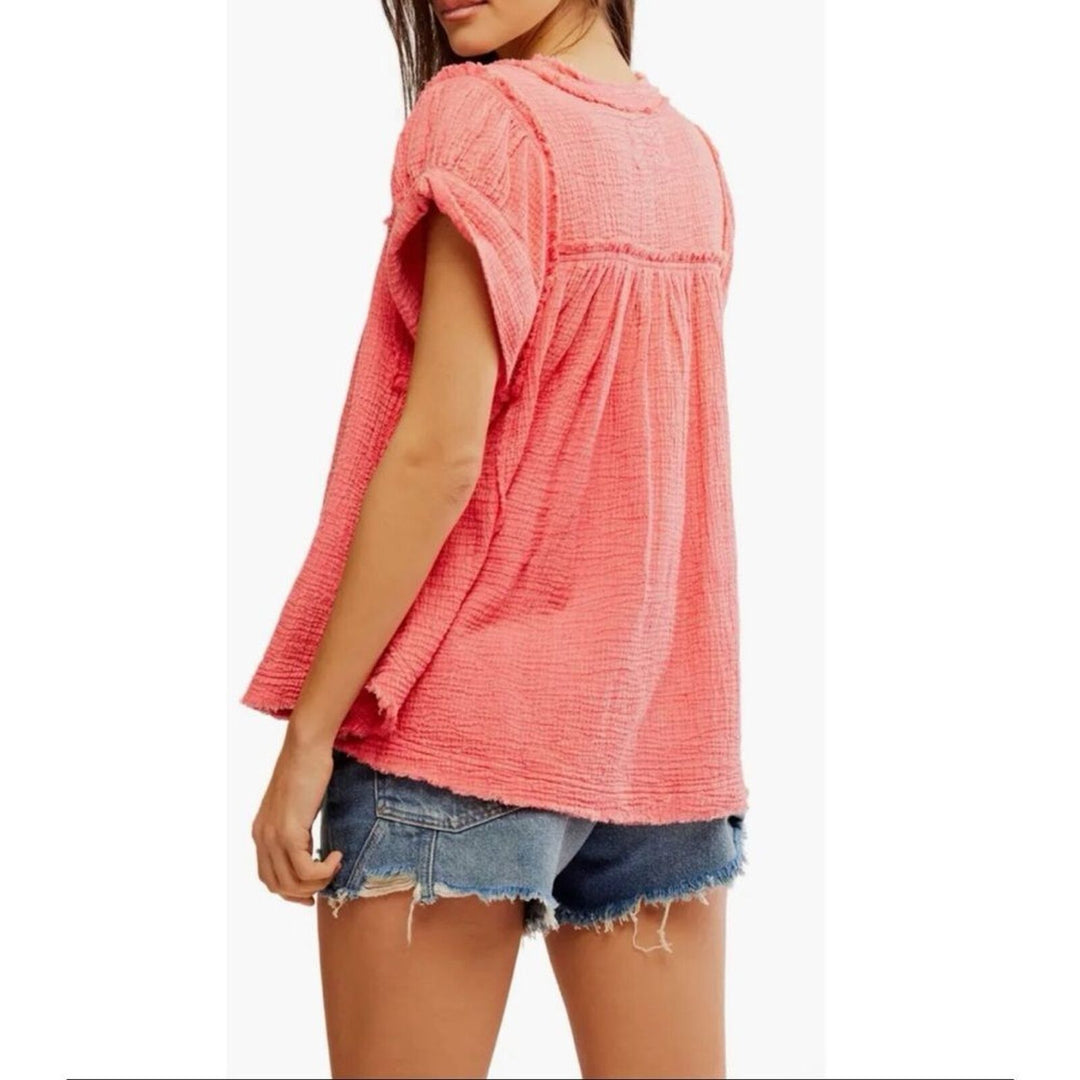 FREE PEOPLE HORIZON DOUBLE CLOTH TOP NWT IN STORES $98