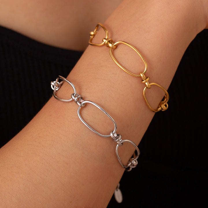 Titanium Steel Chain Bracelet - Boho Soho