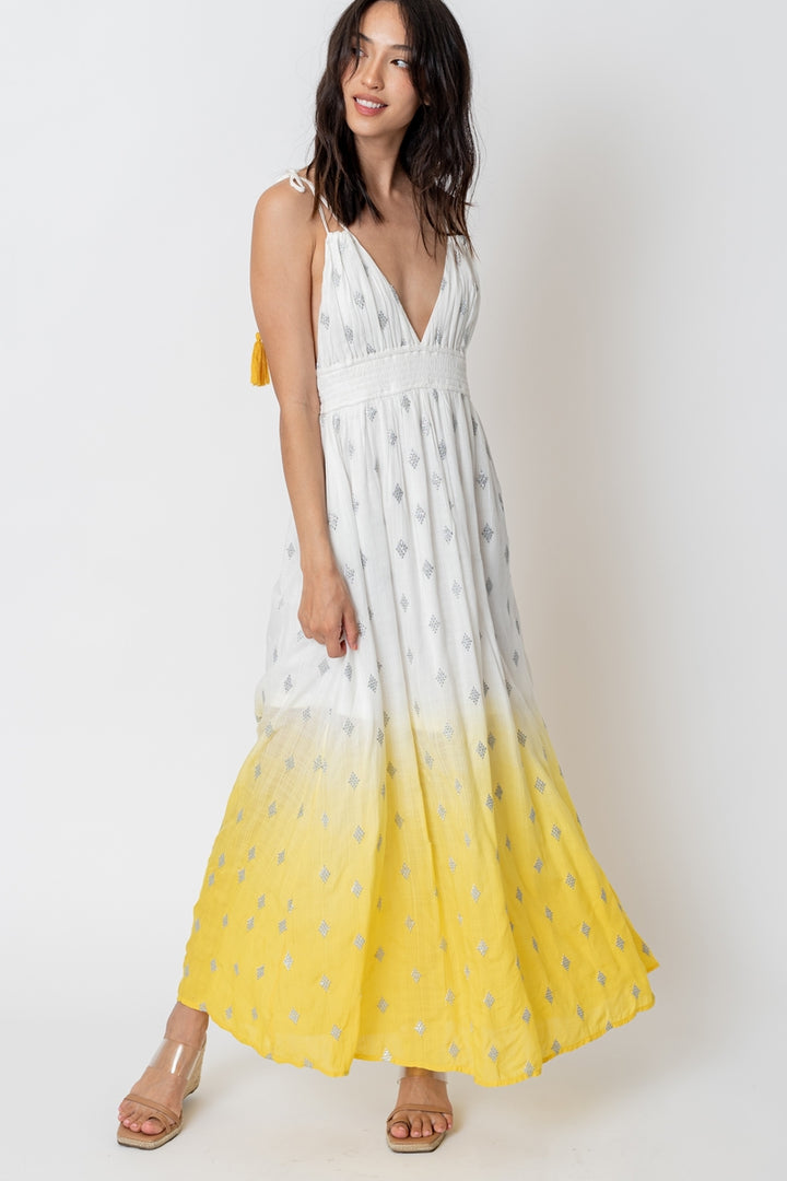 dip dye maxi dress Frame