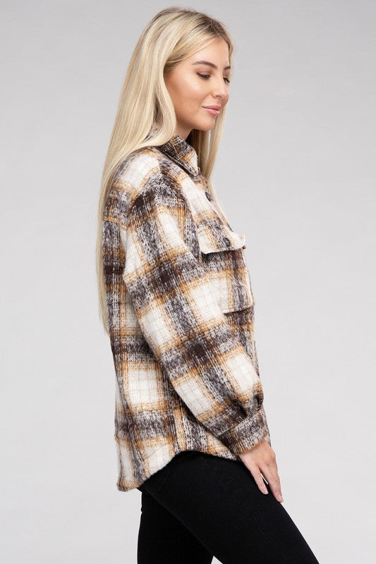 Cozy Plaid Flannel Shacket