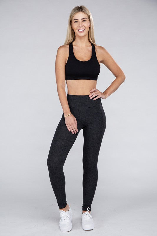 Ambiance Active Leggings Featuring Concealed Pockets