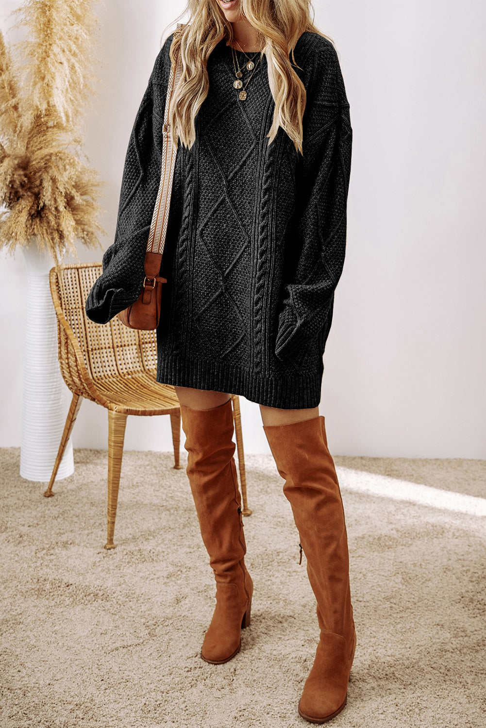 boho sweater dress Breezaya Women Apricot Summer Tropical Knitted Dress, Hollow Out Fitted Waist Beach Vacation Holiday Daily Party Seaside Comfortable just let me know via convo) The front and back hemlines have an asymmetrical slant sistersonadime on LTK